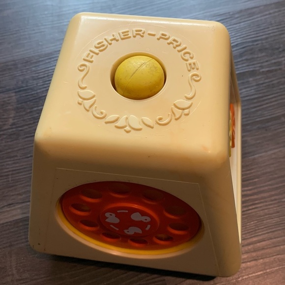 Fisher Price Quaker Oats Turn and Learn #156 Vintage Busy Box Infant Toy 1978 - Picture 4 of 9